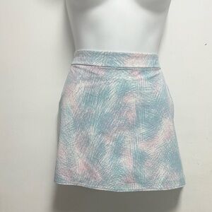Outdoor Voices Blue and Pink Mini Skirt Size M